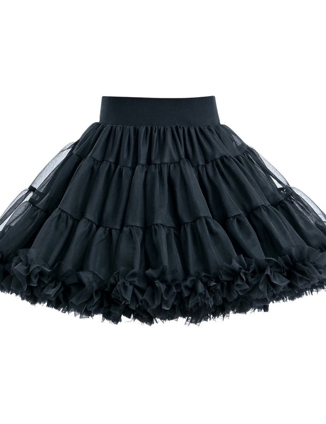 kidsatelier-Tulleen-MTTS2416-Black-bow-tulle-skirt