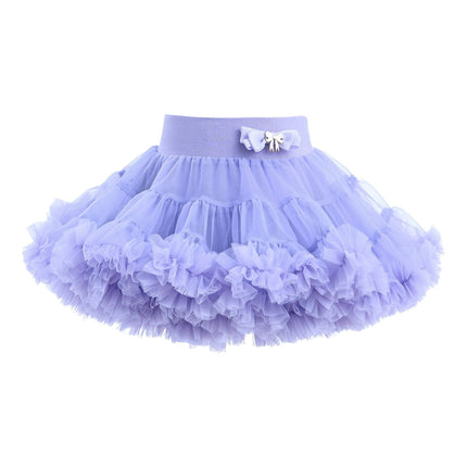 Purple Lavender Bow Tulle Skirt