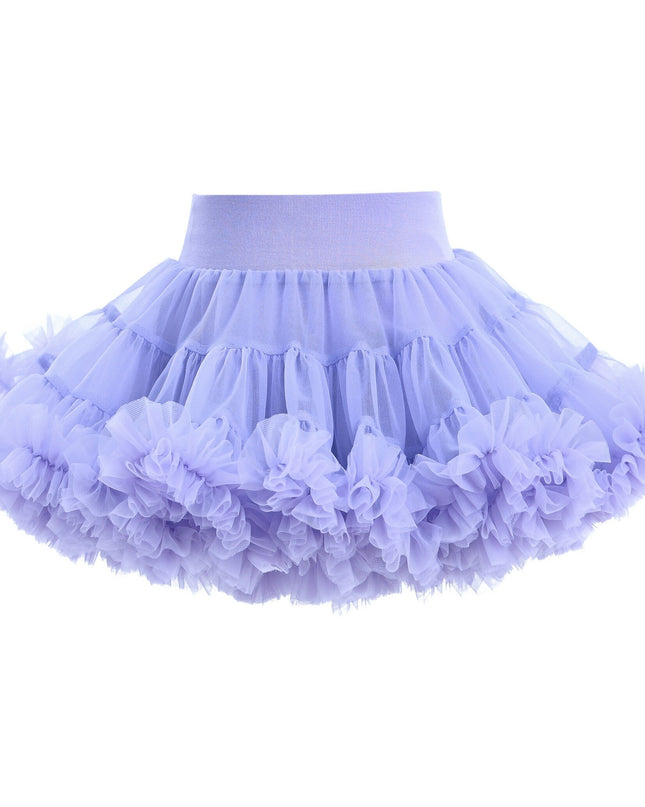 Purple Lavender Bow Tulle Skirt