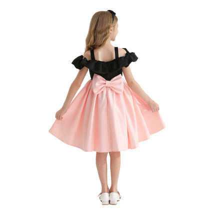 Pink Marbella Summer Bow Dress