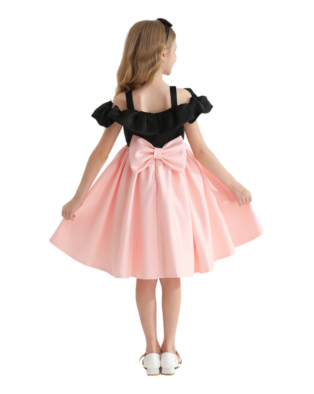 Pink Marbella Summer Bow Dress