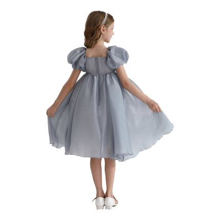 Gray Janelle Applique Teacup Gown