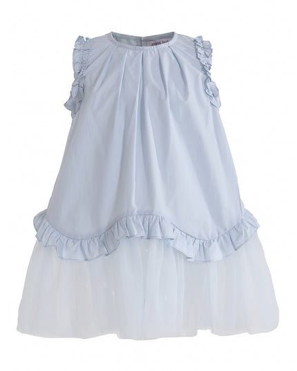 kids atelier mimi tutu Light Blue Lumielle Ruffle Dress