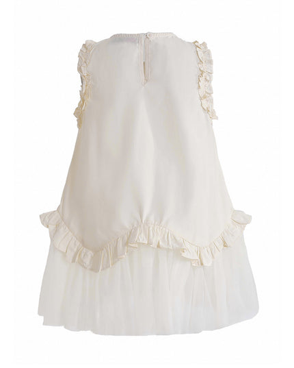 kids atelier mimi tutu Cream Lumielle Ruffle Dress