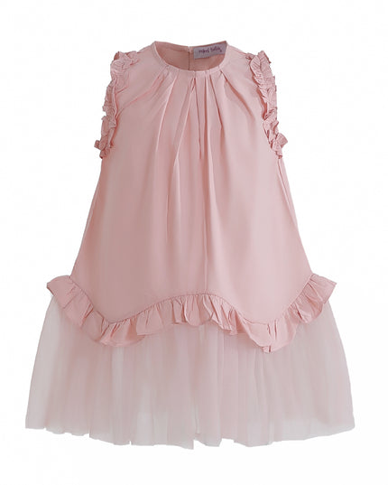 kids atelier mimi tutu Pink Lumielle Ruffle Dress