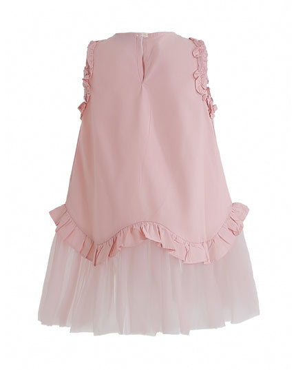 kids atelier mimi tutu Pink Lumielle Ruffle Dress