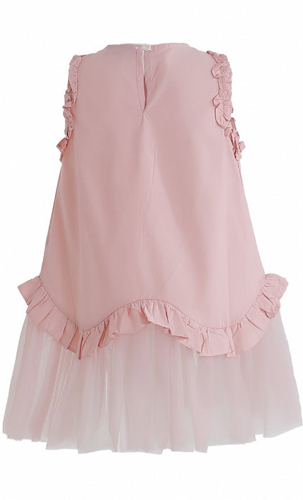 kids atelier mimi tutu Pink Lumielle Ruffle Dress