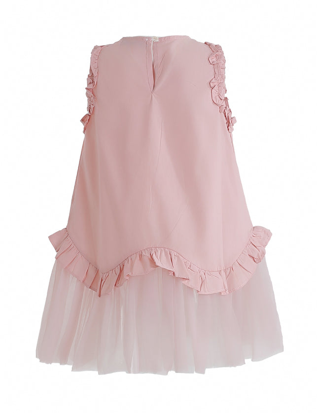 kids atelier mimi tutu Pink Lumielle Ruffle Dress