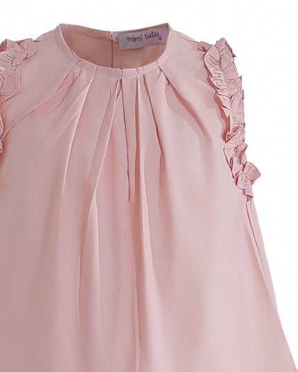 kids atelier mimi tutu Pink Lumielle Ruffle Dress