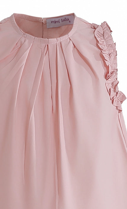 kids atelier mimi tutu Pink Lumielle Ruffle Dress