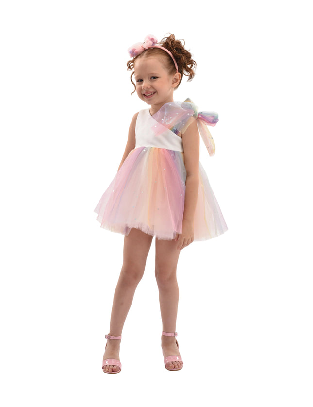 kids atelier mimi tutu White Pastel Tulle Party Dress