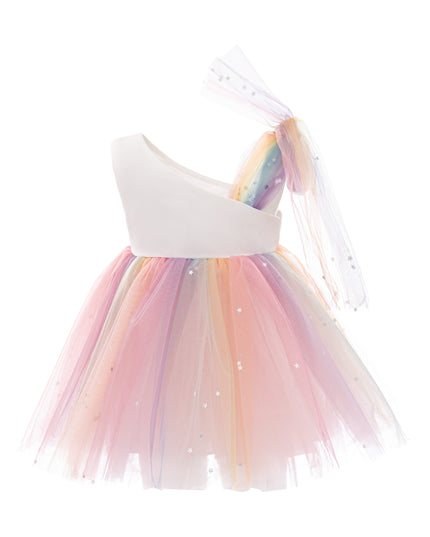 kids atelier mimi tutu White Pastel Tulle Party Dress
