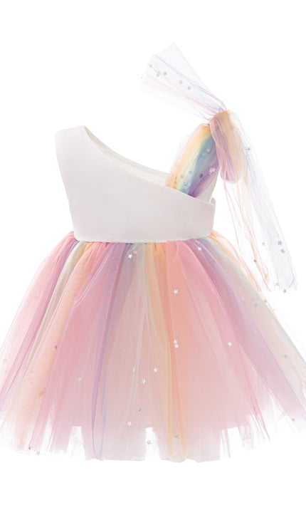 kids atelier mimi tutu White Pastel Tulle Party Dress