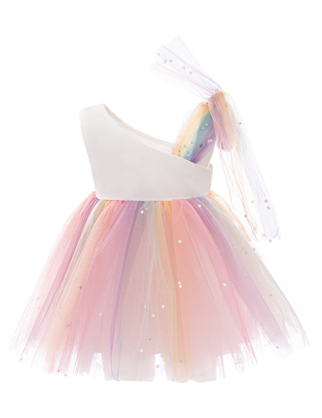 kids atelier mimi tutu White Pastel Tulle Party Dress