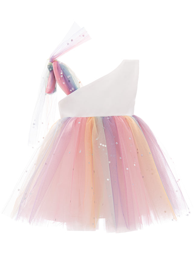 kids atelier mimi tutu White Pastel Tulle Party Dress