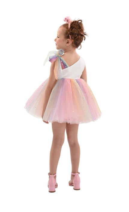 kids atelier mimi tutu White Pastel Tulle Party Dress