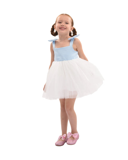kids atelier Mimi tutu Light Blue Bodice Dress with White Tulle Skirt