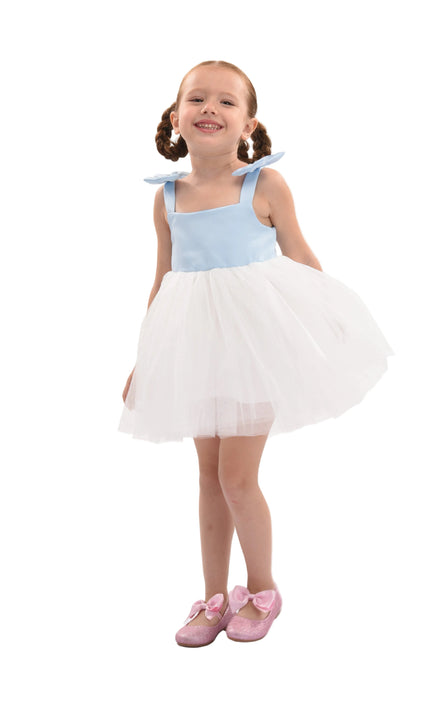 kids atelier Mimi tutu Light Blue Bodice Dress with White Tulle Skirt