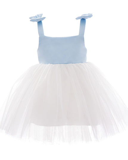 kids atelier Mimi tutu Light Blue Bodice Dress with White Tulle Skirt