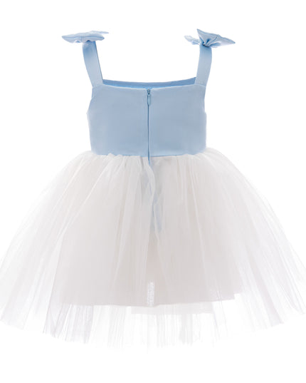 kids atelier Mimi tutu Light Blue Bodice Dress with White Tulle Skirt