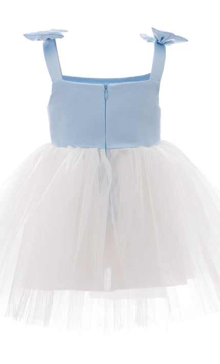 kids atelier Mimi tutu Light Blue Bodice Dress with White Tulle Skirt