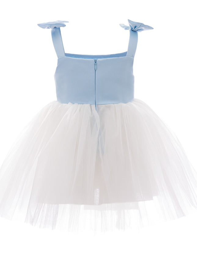 kids atelier Mimi tutu Light Blue Bodice Dress with White Tulle Skirt