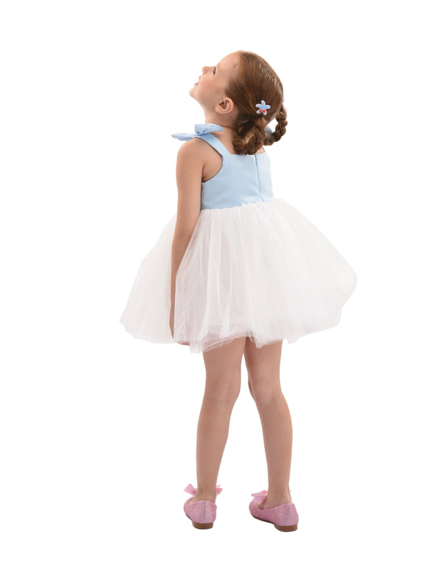 kids atelier Mimi tutu Light Blue Bodice Dress with White Tulle Skirt