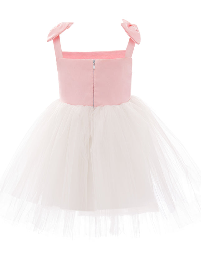 kids atelier Mimi tutu Light Pink Bodice Dress with White Tulle Skirt