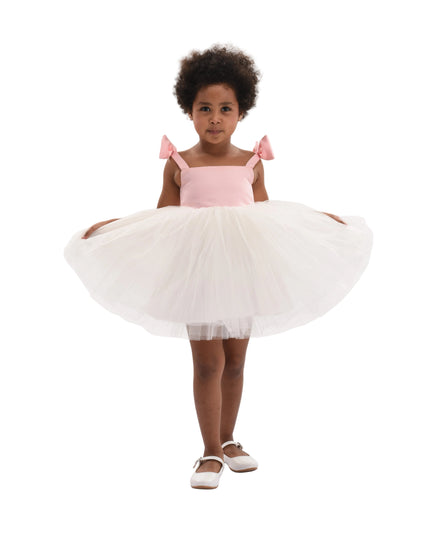 kids atelier Mimi tutu Light Pink Bodice Dress with White Tulle Skirt