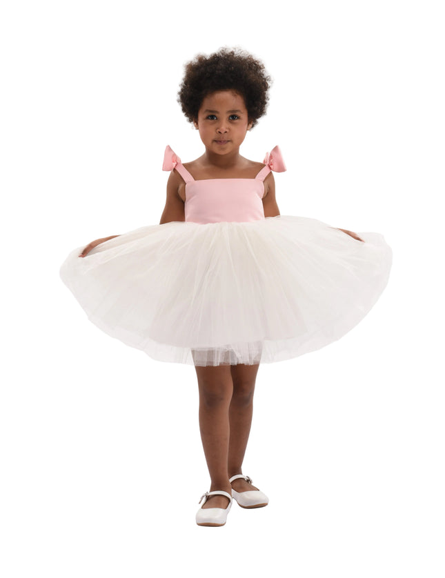 kids atelier Mimi tutu Light Pink Bodice Dress with White Tulle Skirt