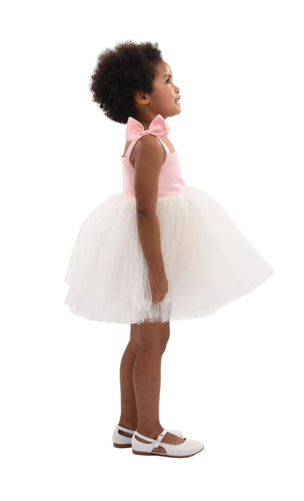 kids atelier Mimi tutu Light Pink Bodice Dress with White Tulle Skirt