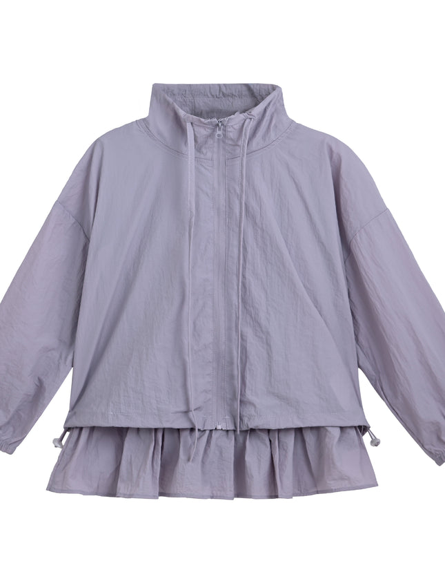 kids atelier mimi tutu Purple Ruffle Top & Jacket Duo