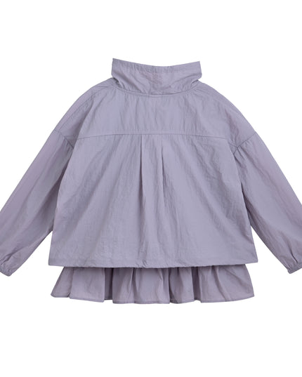kids atelier mimi tutu Purple Ruffle Top & Jacket Duo