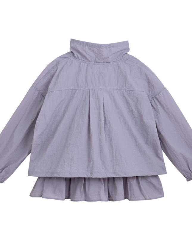 kids atelier mimi tutu Purple Ruffle Top & Jacket Duo