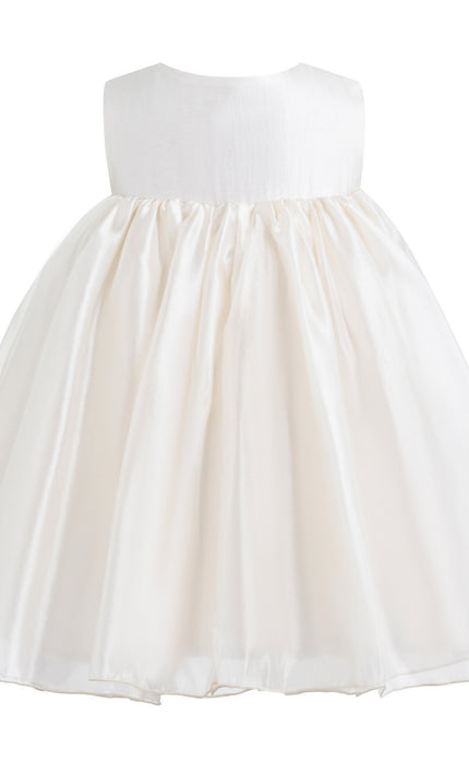kids atelier mimi tutu Cream Petra Bow Dress