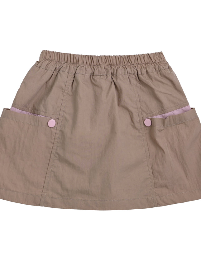 kids atelier mimi tutu Pink Skirt with Pocket Trim