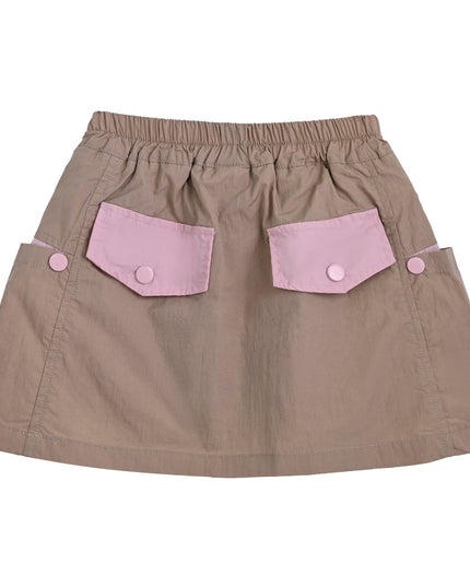 kids atelier mimi tutu Pink Skirt with Pocket Trim