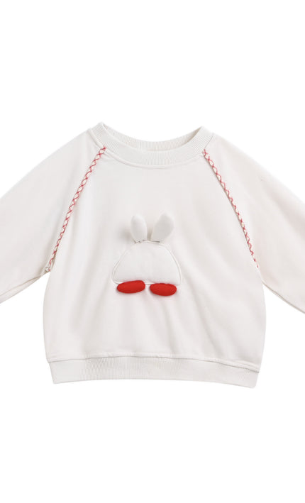 kids atelier mimi tutu Cream Bunny Knit Set