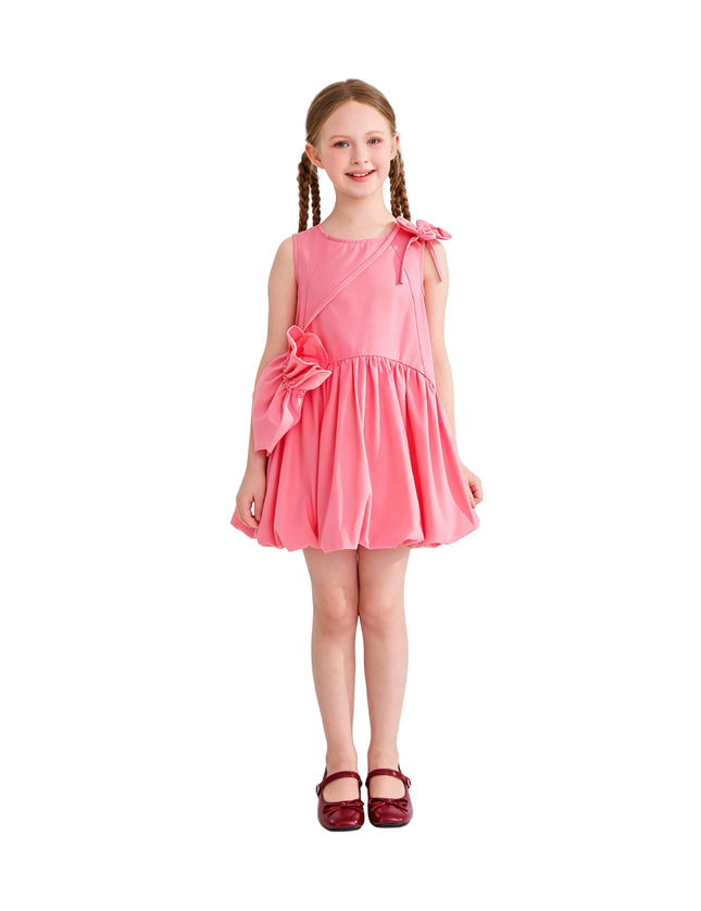kids atelier mimi tutu Pink Asteria Bow Accent Dress