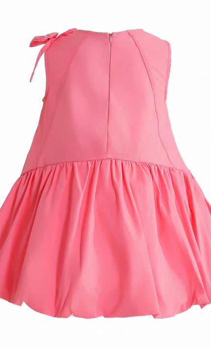 kids atelier mimi tutu Pink Asteria Bow Accent Dress