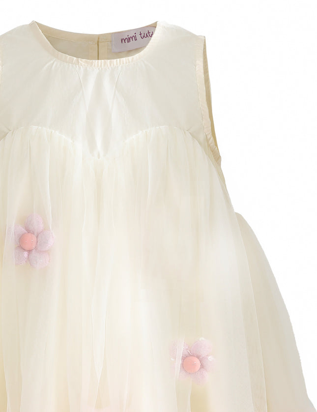 Pink Corabelle Floral Ruffle Dress