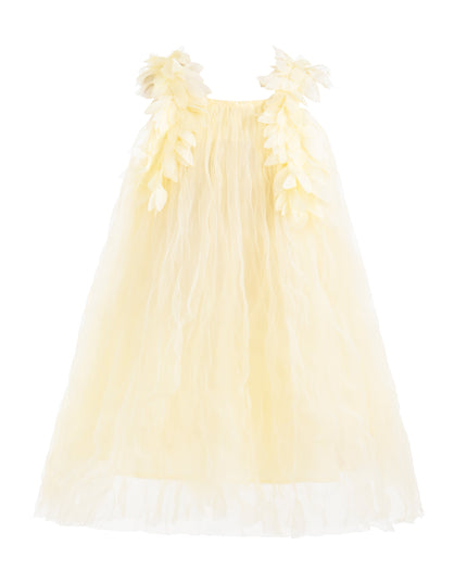 kids atelier mimi tutu Yellow Fiorenne Petal Tulle Dress