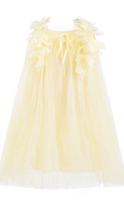 kids atelier mimi tutu Yellow Fiorenne Petal Tulle Dress