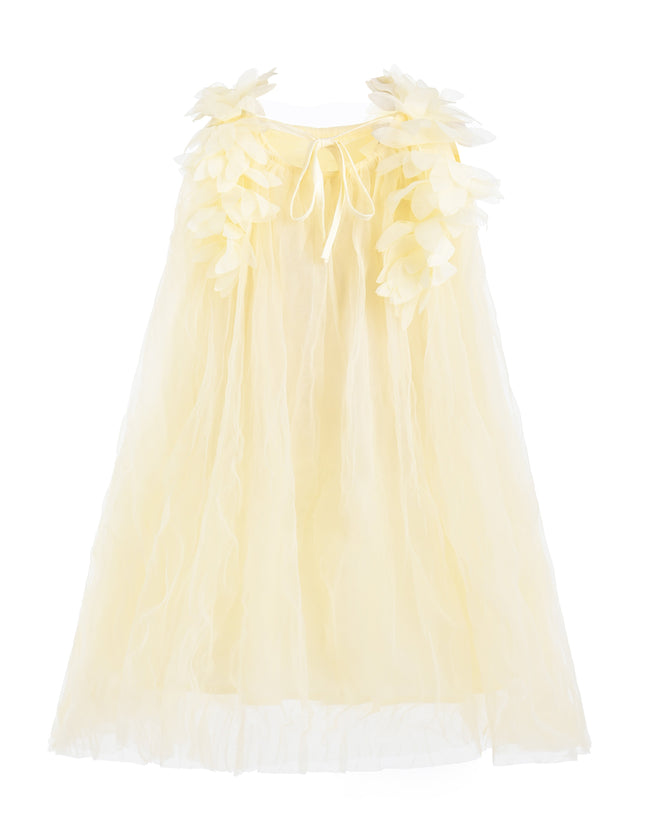 kids atelier mimi tutu Yellow Fiorenne Petal Tulle Dress