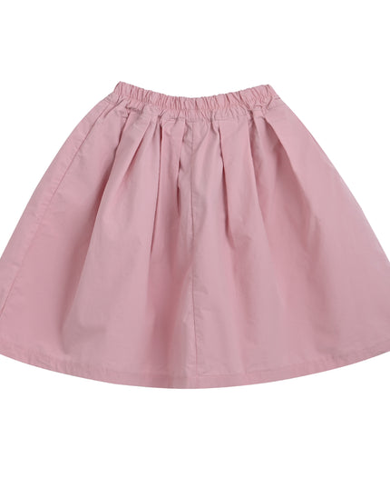 kids atelier mimi tutu Pink Skirt with Ruffle Strips