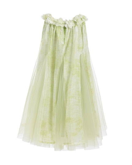 kids atelier mimi tutu Green Solavie Floral Layered Dress