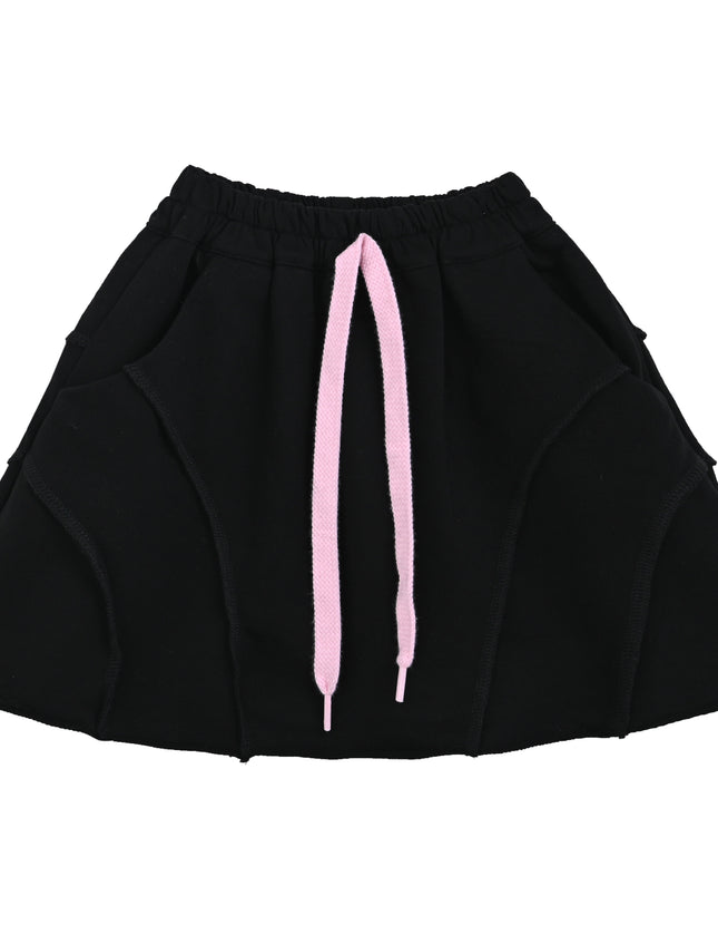 kids atelier mimi tutu Black Skirt with Drawstring Waist