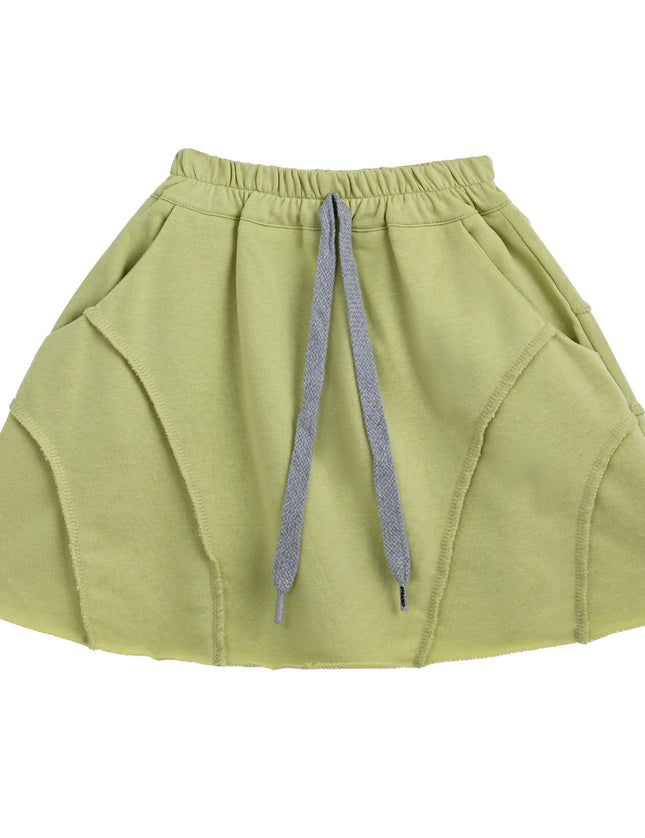 kids atelier mimi tutu Green Skirt with Drawstring Waist