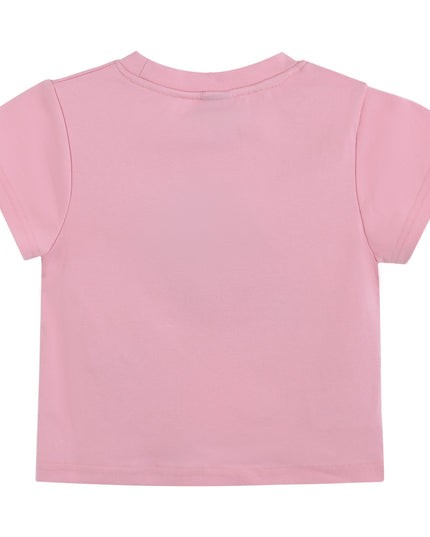 kids atelier mimi tutu Pink Tee with Food Motifs