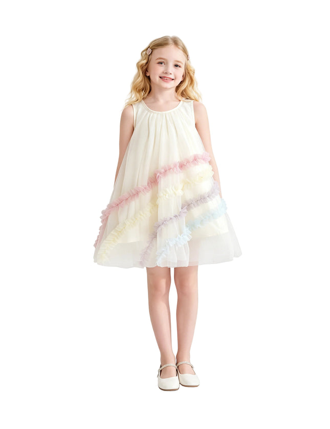 kids atelier mimi tutu Mint Cressida Pastel Ruffle Dress